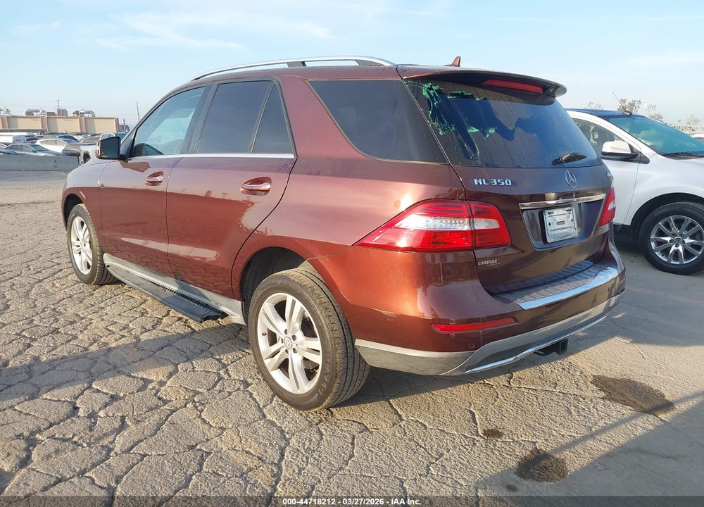 2013 MERCEDES-BENZ ML 350 4MATIC VIN: 4JGDA5HBXDA174459