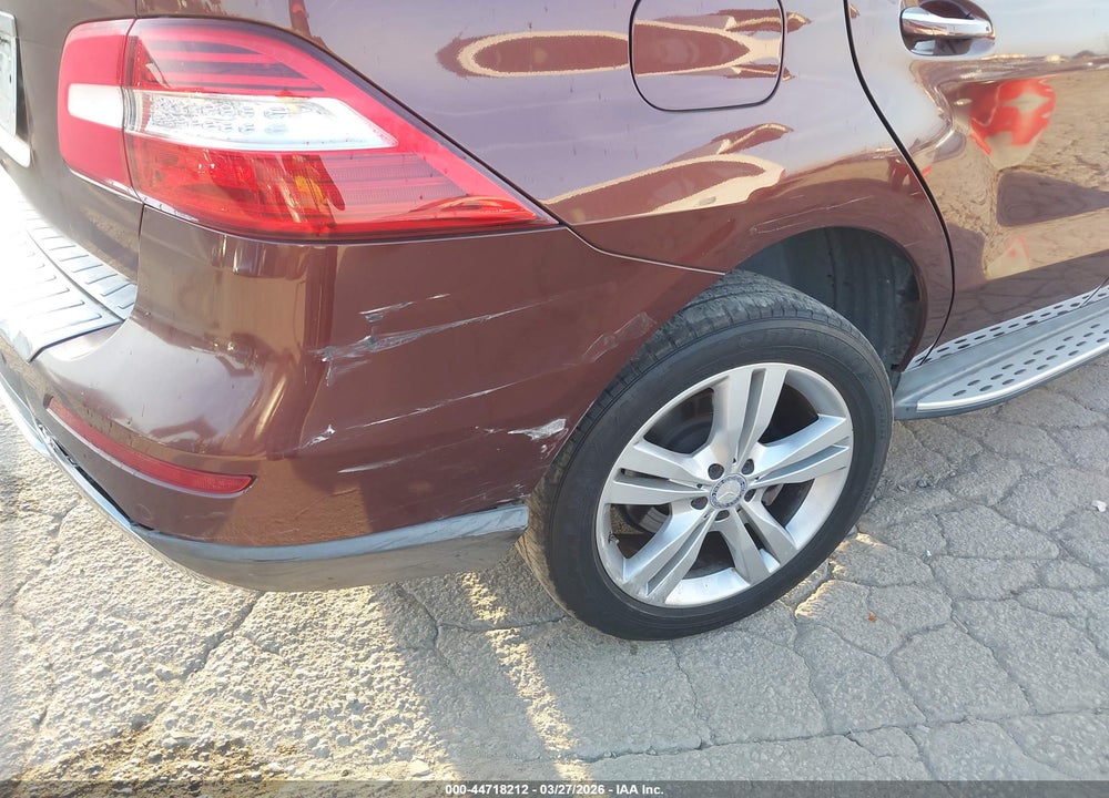 2013 MERCEDES-BENZ ML 350 4MATIC VIN: 4JGDA5HBXDA174459