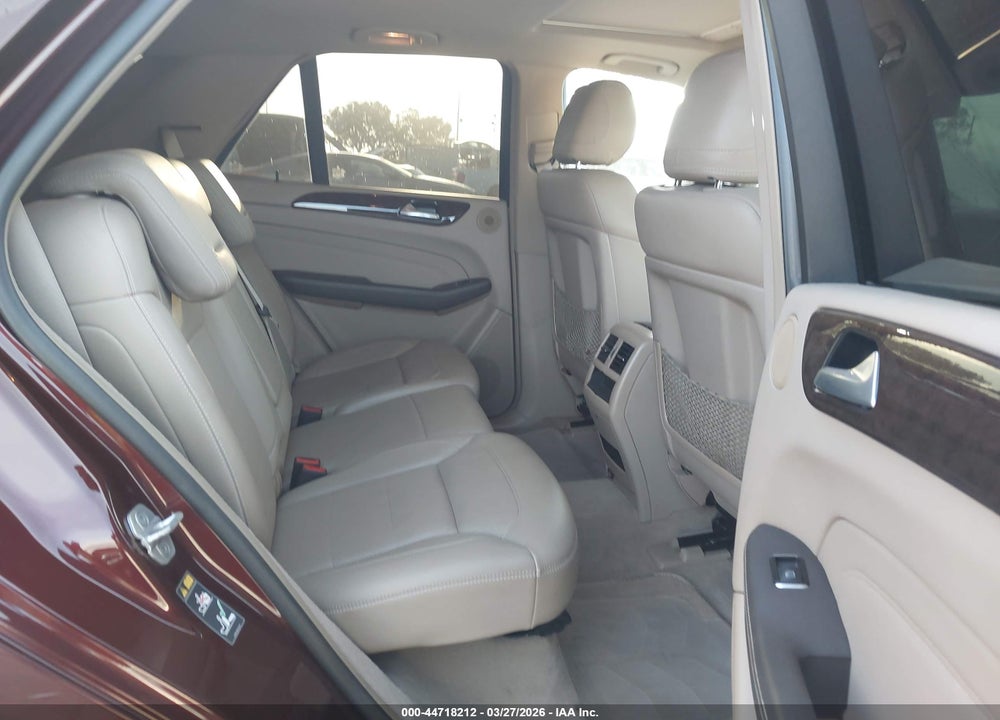 2013 MERCEDES-BENZ ML 350 4MATIC VIN: 4JGDA5HBXDA174459
