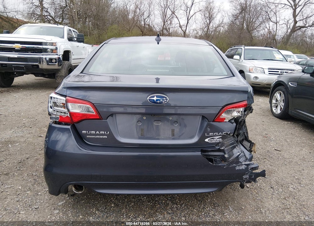 2016 SUBARU LEGACY 2.5I PREMIUM VIN: 4S3BNBC69G3019791
