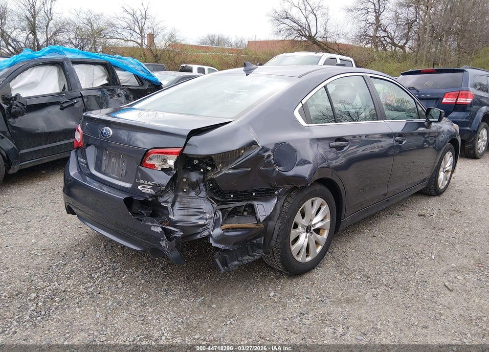 2016 SUBARU LEGACY 2.5I PREMIUM VIN: 4S3BNBC69G3019791