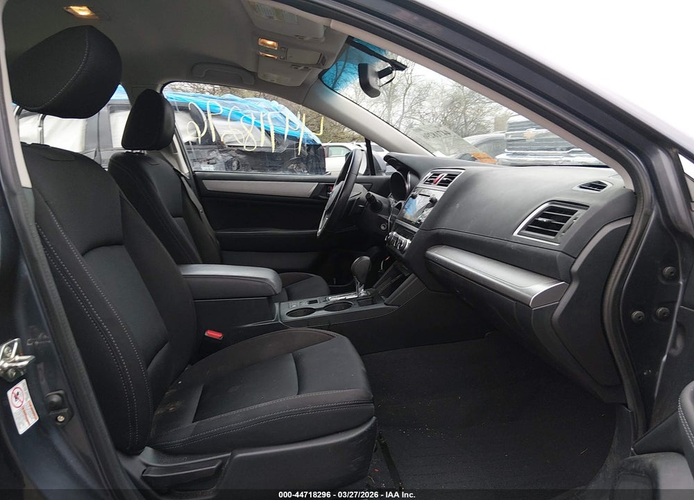 2016 SUBARU LEGACY 2.5I PREMIUM VIN: 4S3BNBC69G3019791