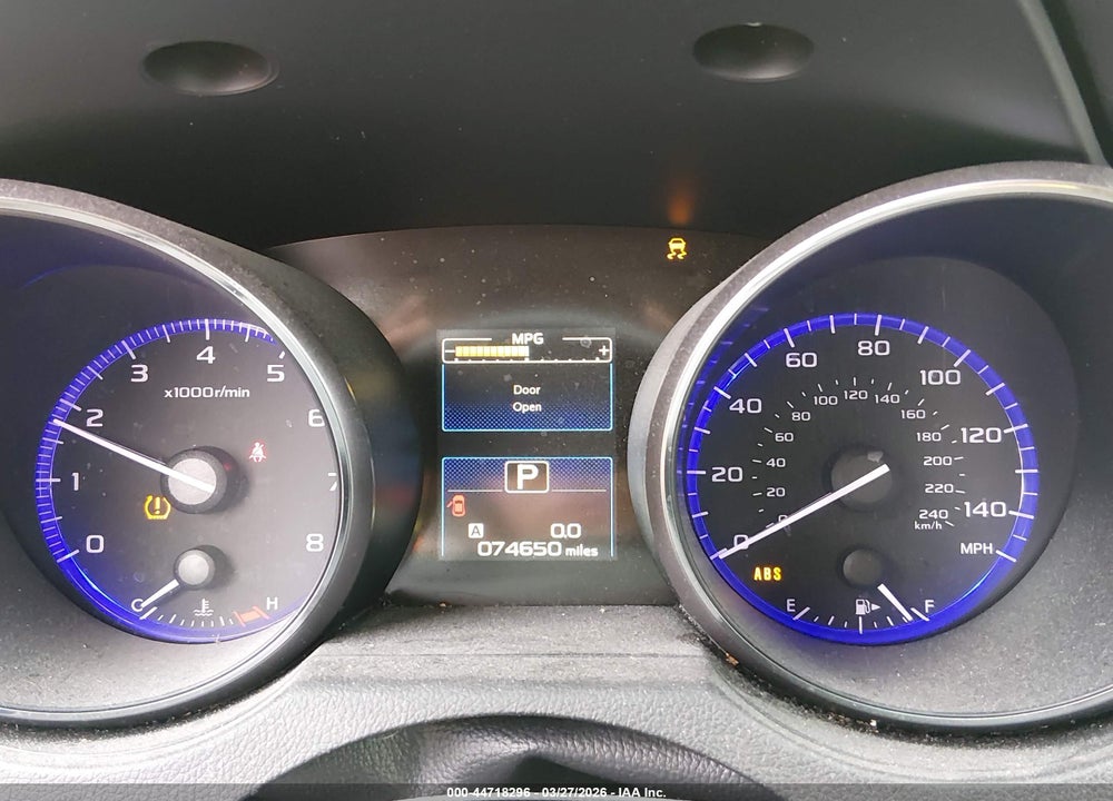 2016 SUBARU LEGACY 2.5I PREMIUM VIN: 4S3BNBC69G3019791