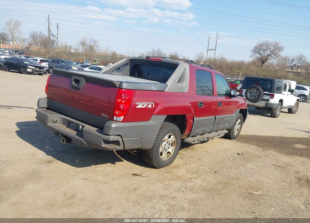 2005 CHEVROLET AVALANCHE 1500 Z71 VIN: 3GNEK12Z85G215380