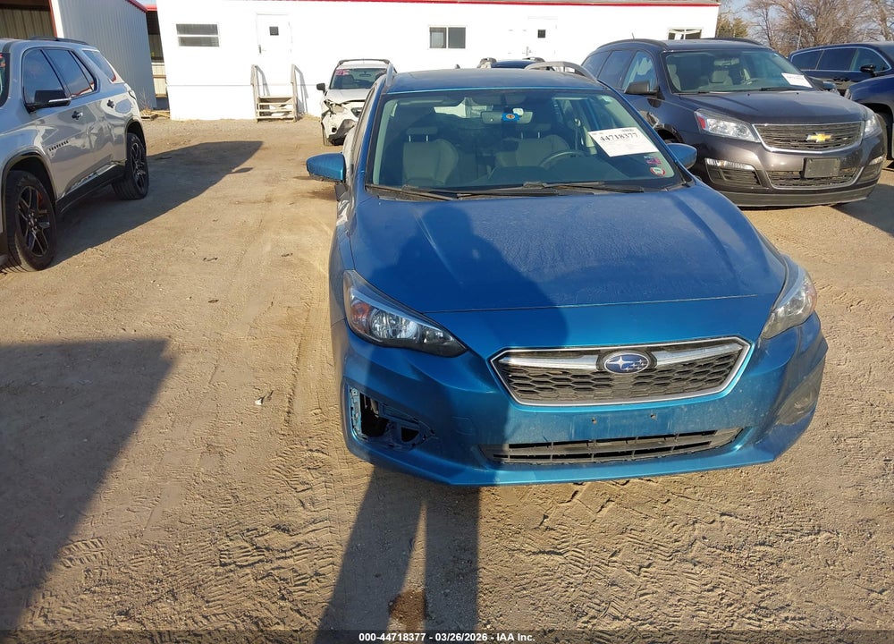 2017 SUBARU IMPREZA PREMIUM VIN: 4S3GTAB65H3707750