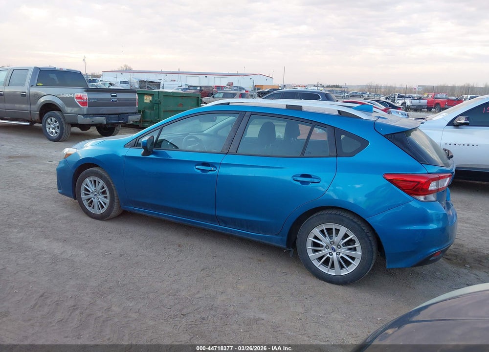 2017 SUBARU IMPREZA PREMIUM VIN: 4S3GTAB65H3707750