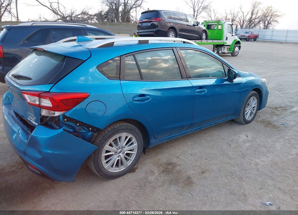 2017 SUBARU IMPREZA PREMIUM VIN: 4S3GTAB65H3707750