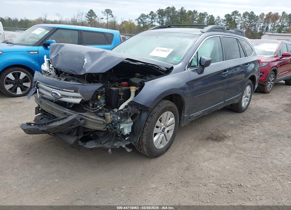 2017 SUBARU OUTBACK 2.5I PREMIUM VIN: 4S4BSADC0H3206468