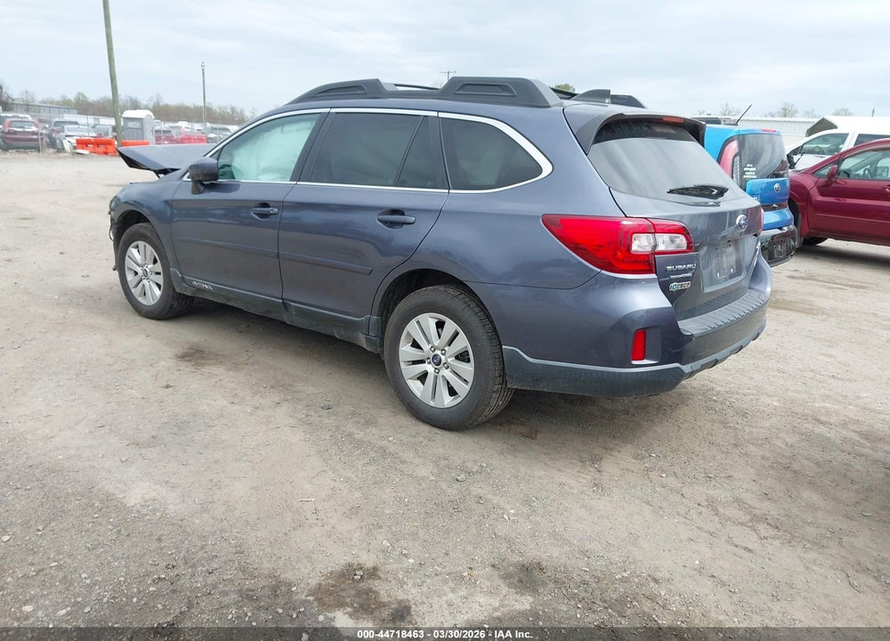 2017 SUBARU OUTBACK 2.5I PREMIUM VIN: 4S4BSADC0H3206468