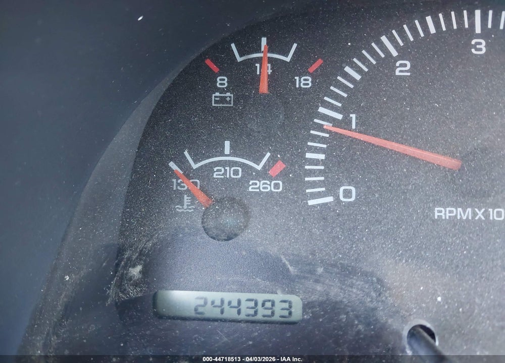 1998 DODGE RAM 1500 ST VIN: 3B7HC12Y7WG119025