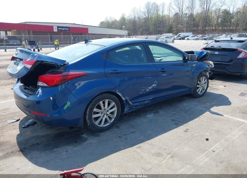 2016 HYUNDAI ELANTRA SE VIN: KMHDH4AE7GU491645