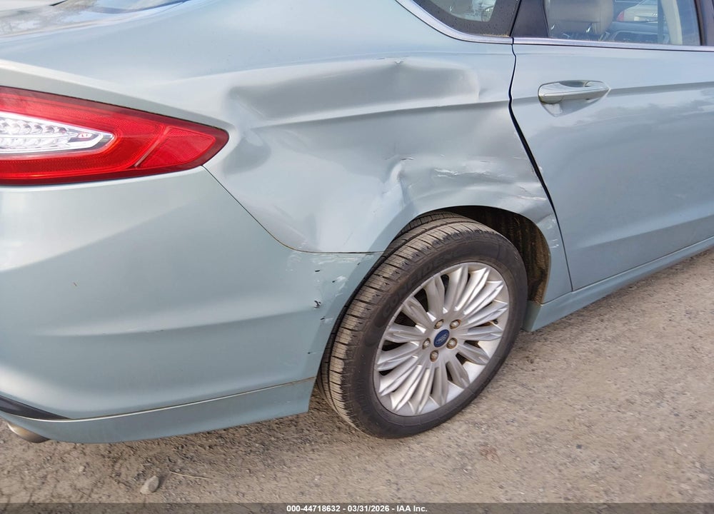 2013 FORD FUSION HYBRID SE VIN: 3FA6P0LU5DR357030