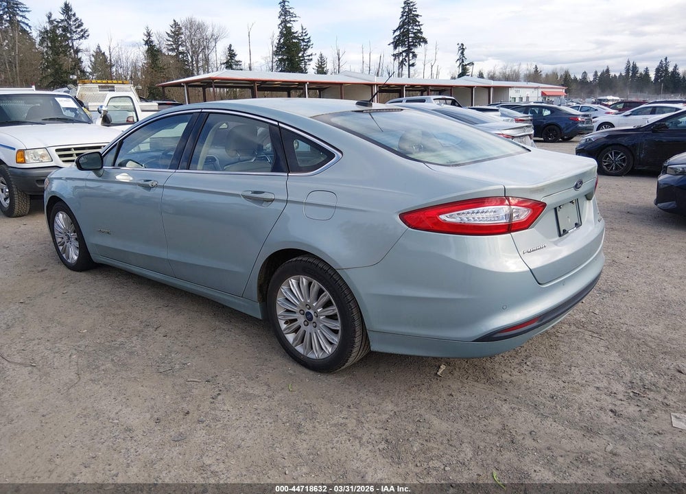 2013 FORD FUSION HYBRID SE VIN: 3FA6P0LU5DR357030