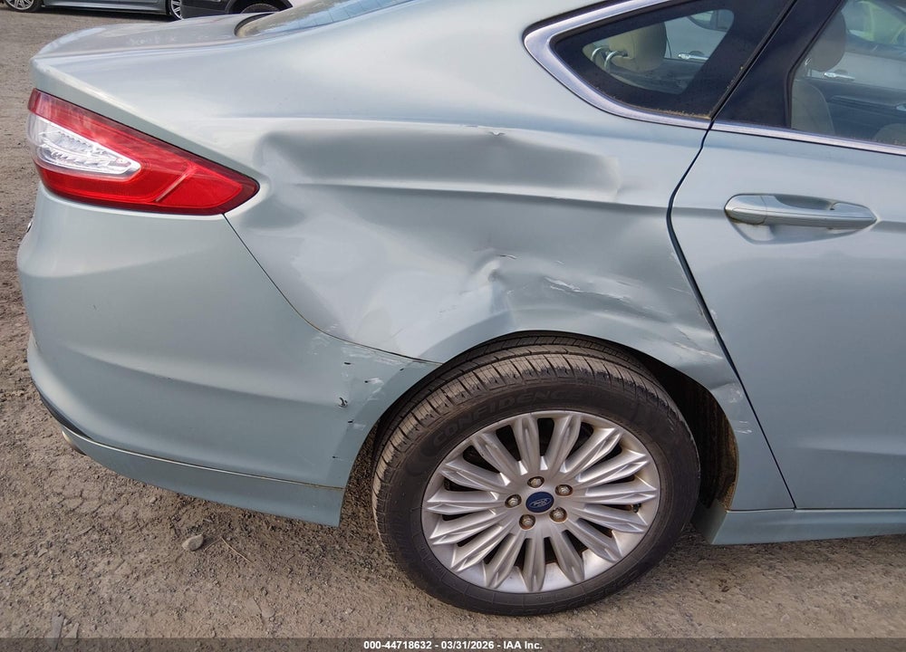2013 FORD FUSION HYBRID SE VIN: 3FA6P0LU5DR357030