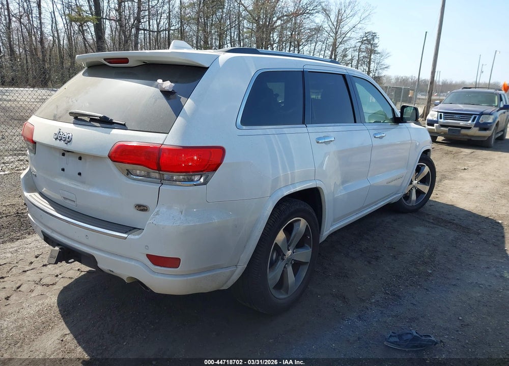 2015 JEEP GRAND CHEROKEE OVERLAND VIN: 1C4RJFCG3FC613088