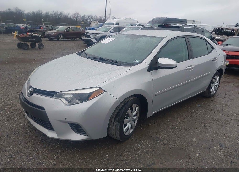 2015 TOYOTA COROLLA LE VIN: 2T1BURHE5FC253900