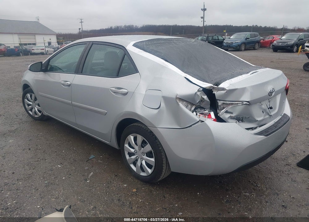 2015 TOYOTA COROLLA LE VIN: 2T1BURHE5FC253900