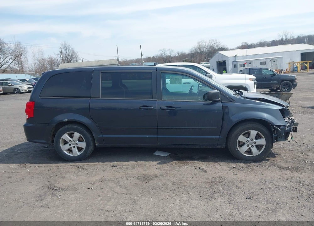 2013 DODGE GRAND CARAVAN SE VIN: 2C4RDGBG7DR735875