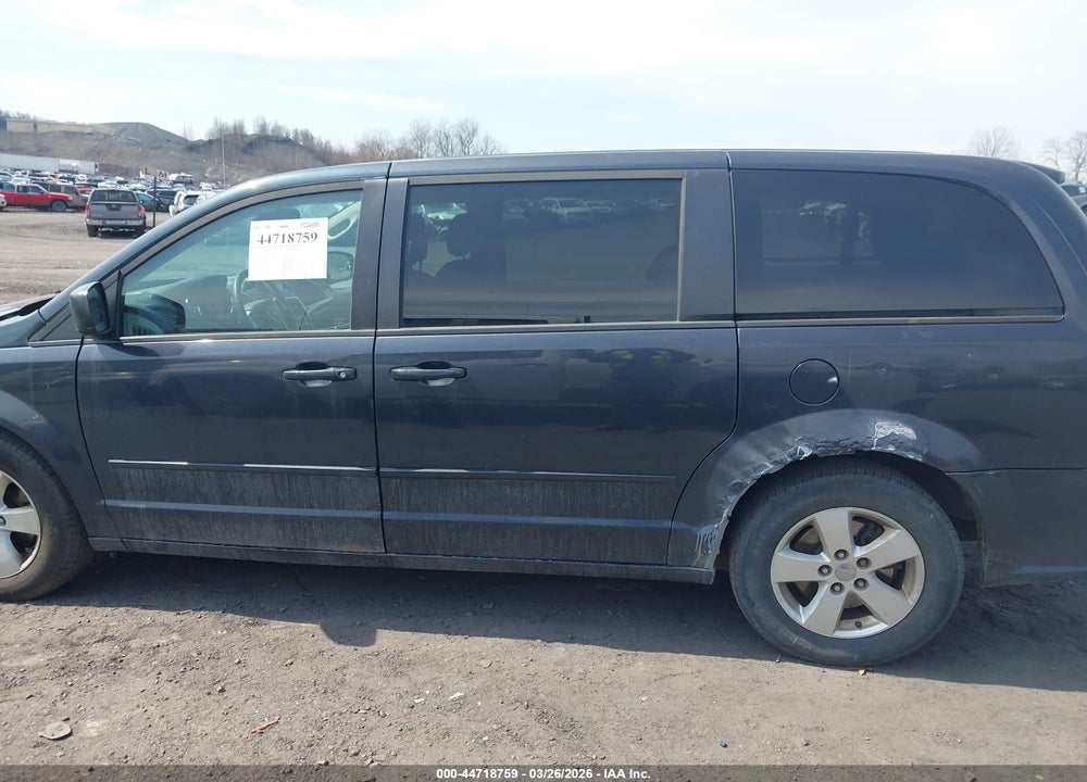 2013 DODGE GRAND CARAVAN SE VIN: 2C4RDGBG7DR735875
