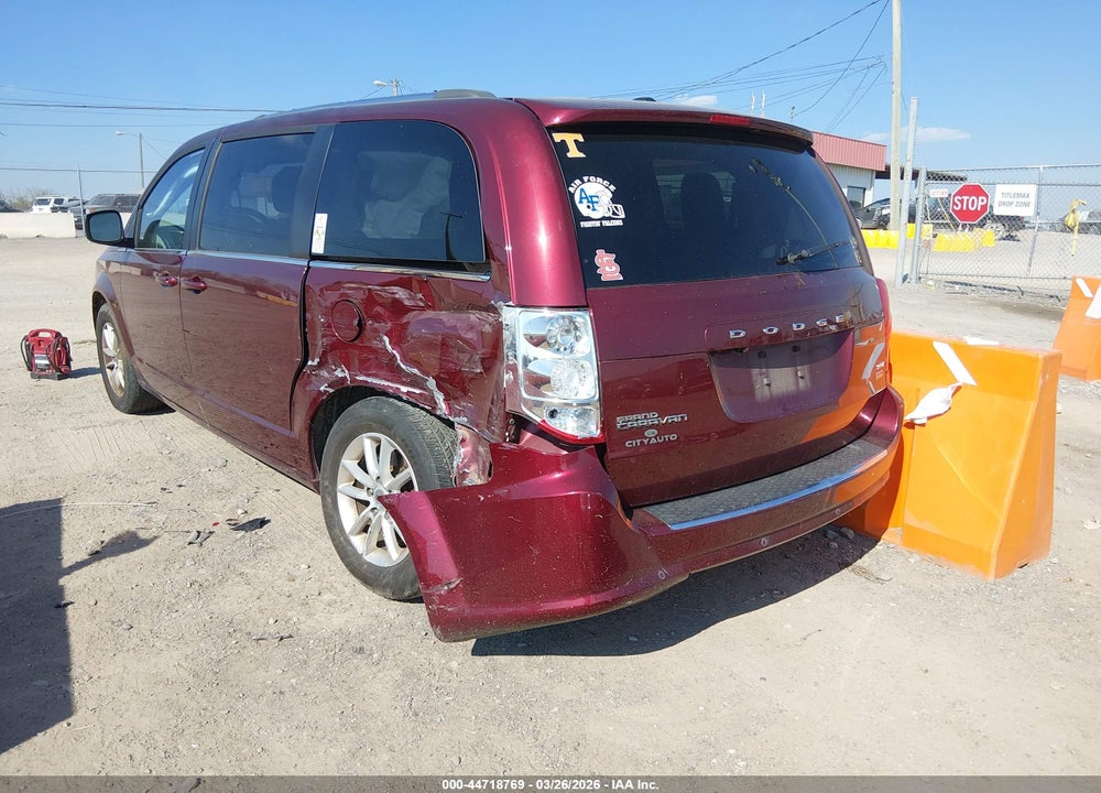 2018 DODGE GRAND CARAVAN SXT VIN: 2C4RDGCG7JR167962