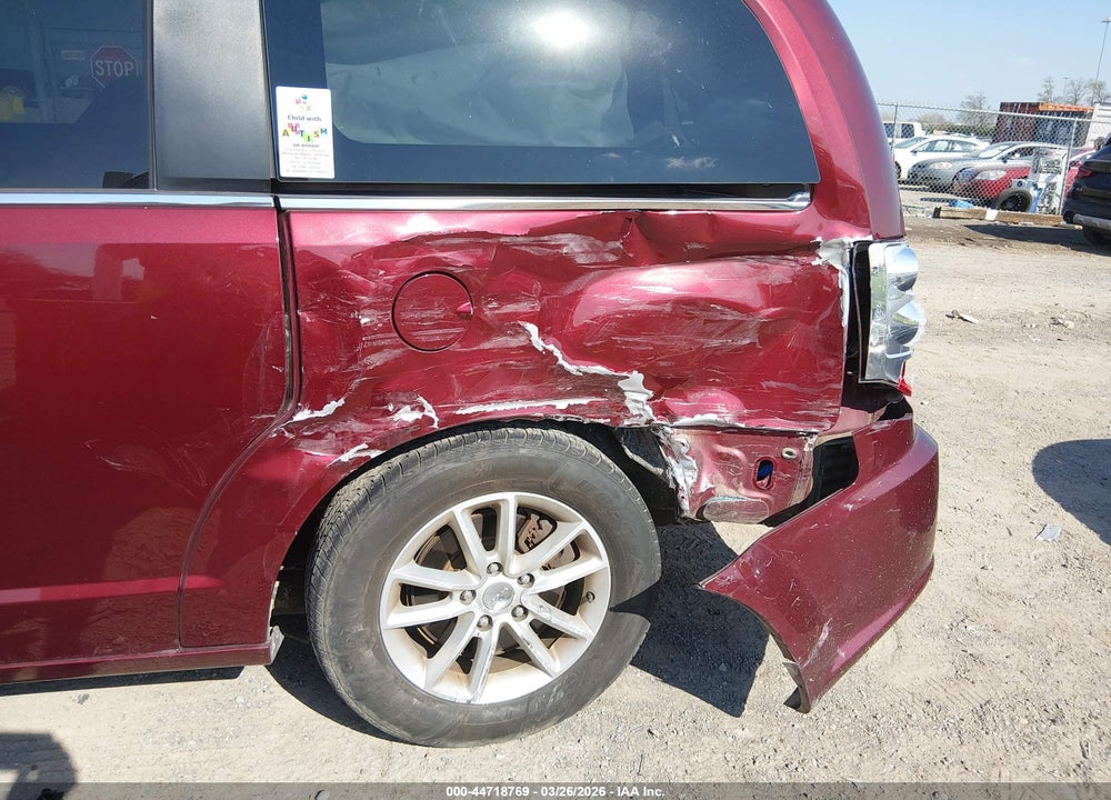 2018 DODGE GRAND CARAVAN SXT VIN: 2C4RDGCG7JR167962
