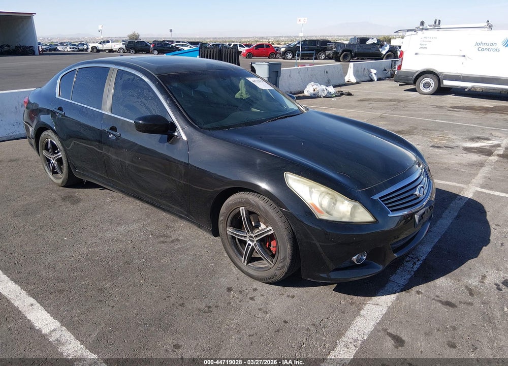 2012 INFINITI G25 JOURNEY VIN: JN1DV6AP5CM701389
