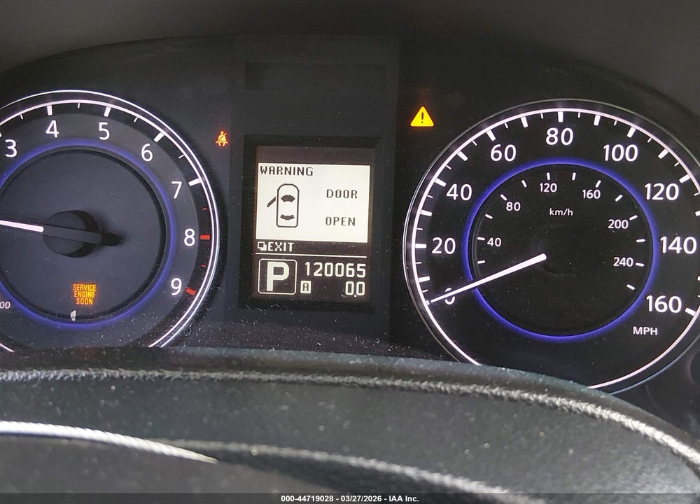 2012 INFINITI G25 JOURNEY VIN: JN1DV6AP5CM701389