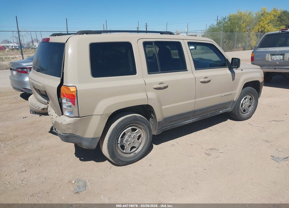 2017 JEEP PATRIOT SPORT FWD VIN: 1C4NJPBB4HD132211