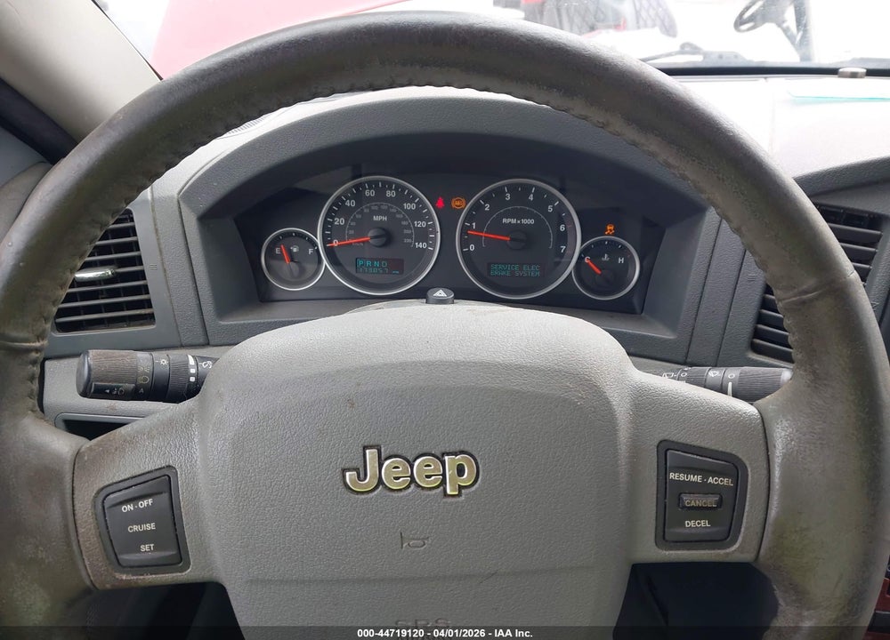 2005 JEEP GRAND CHEROKEE LIMITED VIN: 1J4HR58265C531800