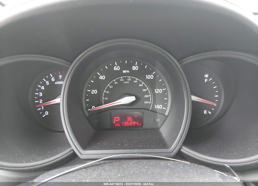 2013 KIA RIO LX VIN: KNADM4A33D6203602