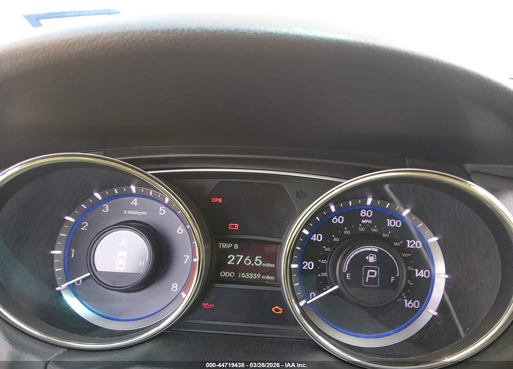 2013 HYUNDAI SONATA GLS VIN: 5NPEB4AC1DH599726
