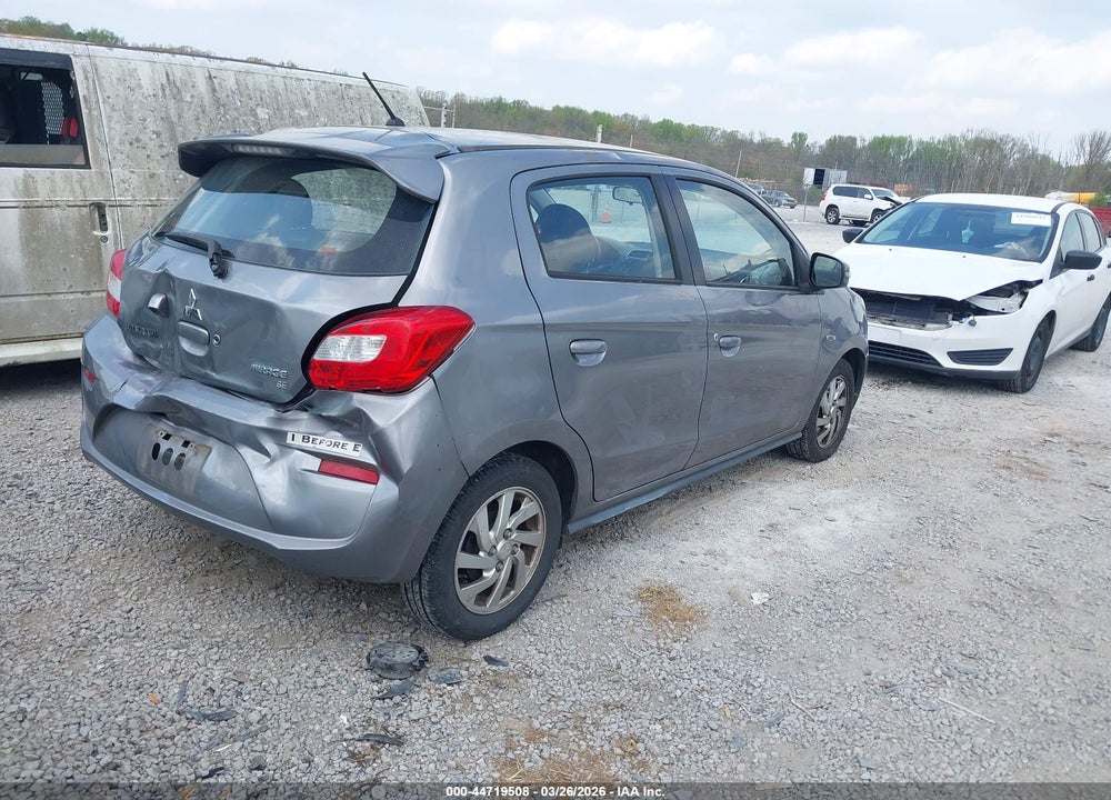 2017 MITSUBISHI MIRAGE SE VIN: ML32A4HJ3HH011357