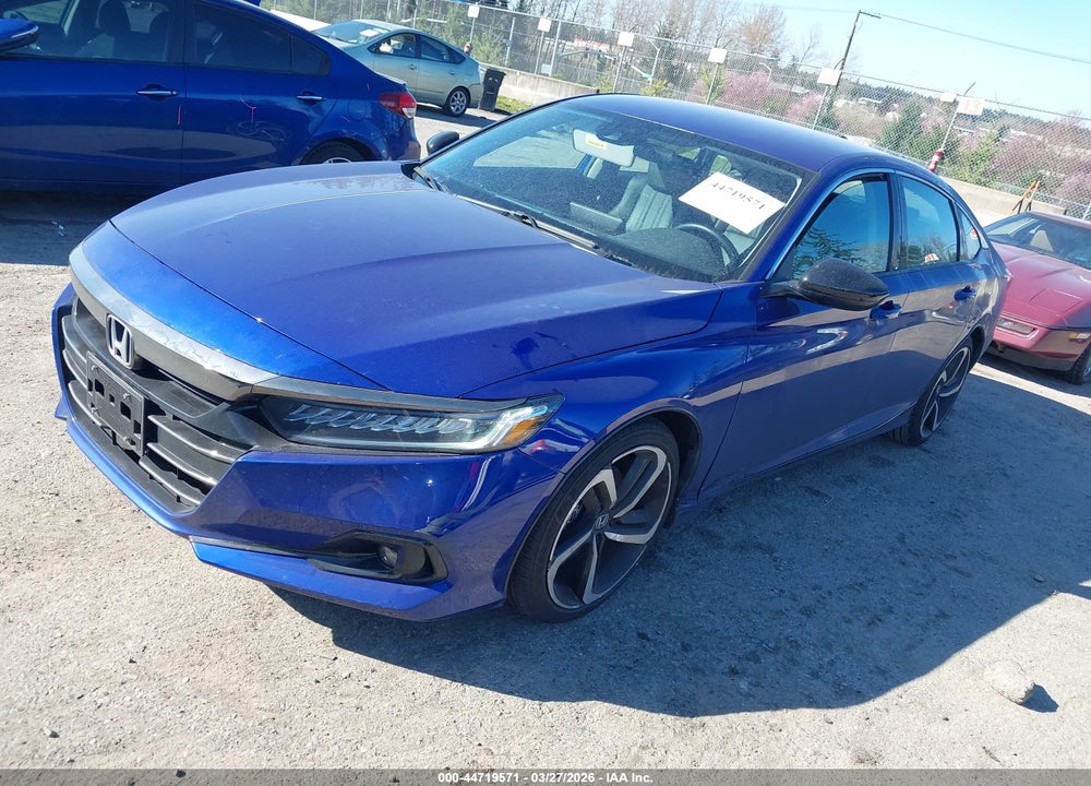 2021 HONDA ACCORD SPORT SPECIAL EDITION VIN: 1HGCV1F45MA032538