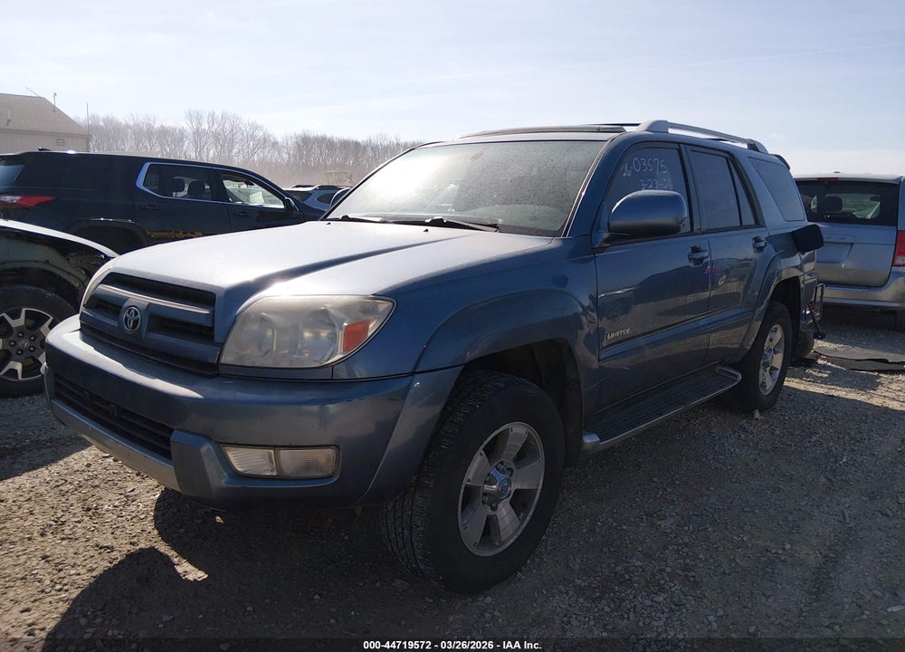 2003 TOYOTA 4RUNNER LIMITED V6 VIN: JTEZU17R930010628