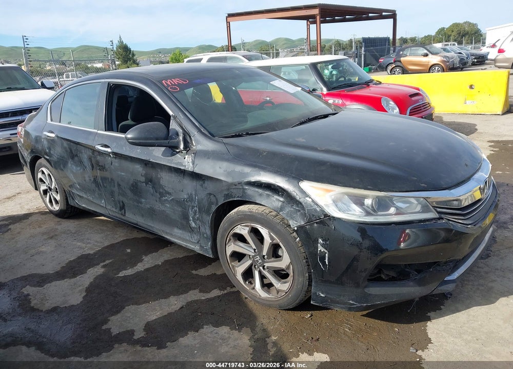 2016 HONDA ACCORD EX VIN: 1HGCR2F7XGA214549
