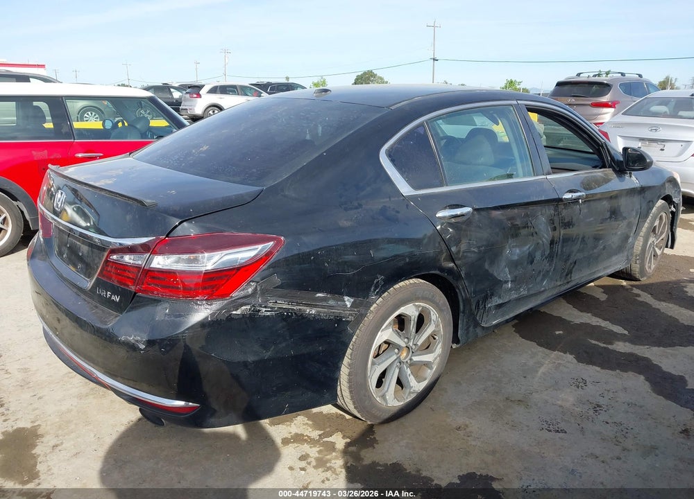 2016 HONDA ACCORD EX VIN: 1HGCR2F7XGA214549