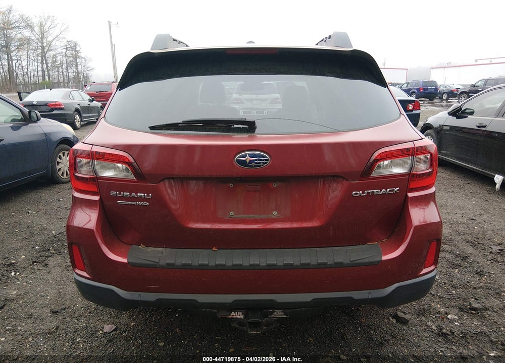 2015 SUBARU OUTBACK 2.5I LIMITED VIN: 4S4BSBLC5F3339005