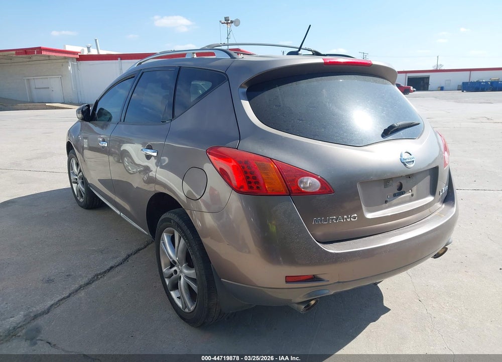 2009 NISSAN MURANO LE VIN: JN8AZ18W49W114347
