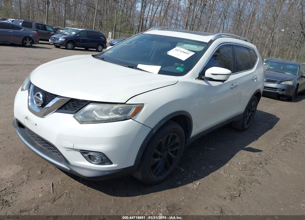 2016 NISSAN ROGUE SL VIN: 5N1AT2MV9GC861291