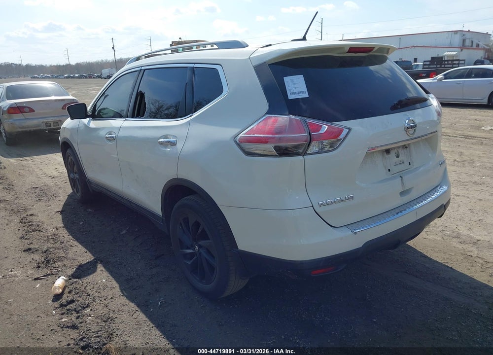 2016 NISSAN ROGUE SL VIN: 5N1AT2MV9GC861291