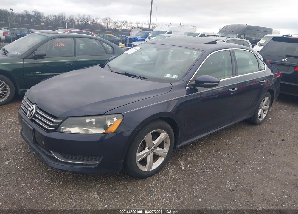 2012 VOLKSWAGEN PASSAT 2.5L SE VIN: 1VWBP7A36CC041626