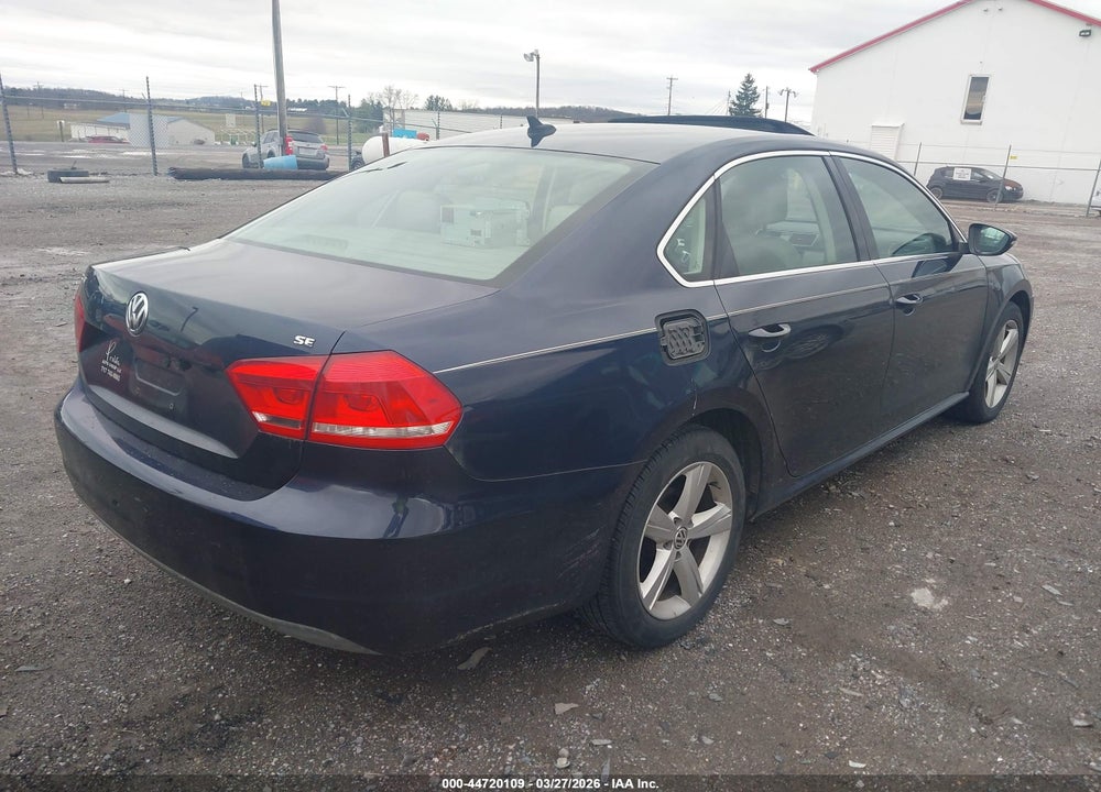2012 VOLKSWAGEN PASSAT 2.5L SE VIN: 1VWBP7A36CC041626