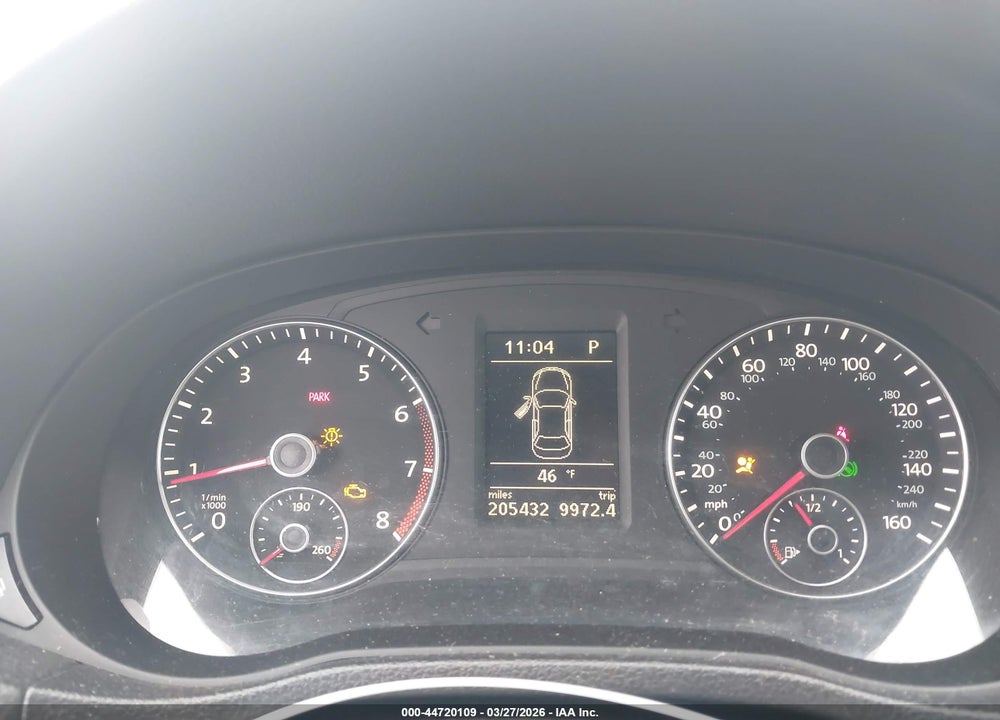 2012 VOLKSWAGEN PASSAT 2.5L SE VIN: 1VWBP7A36CC041626