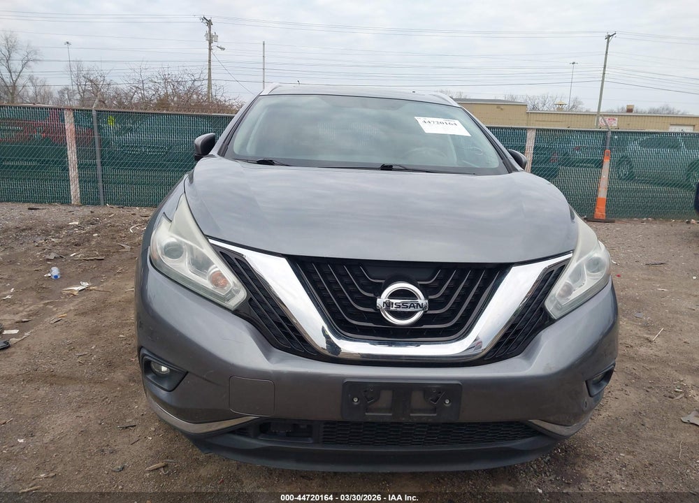 2017 NISSAN MURANO PLATINUM VIN: 5N1AZ2MH2HN189234