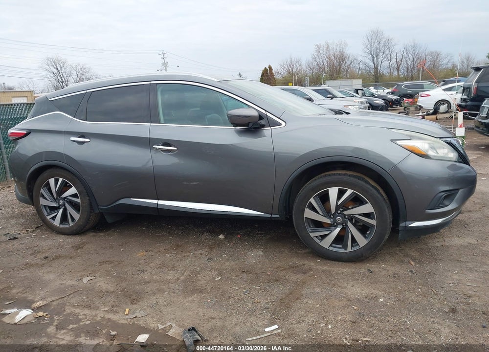 2017 NISSAN MURANO PLATINUM VIN: 5N1AZ2MH2HN189234