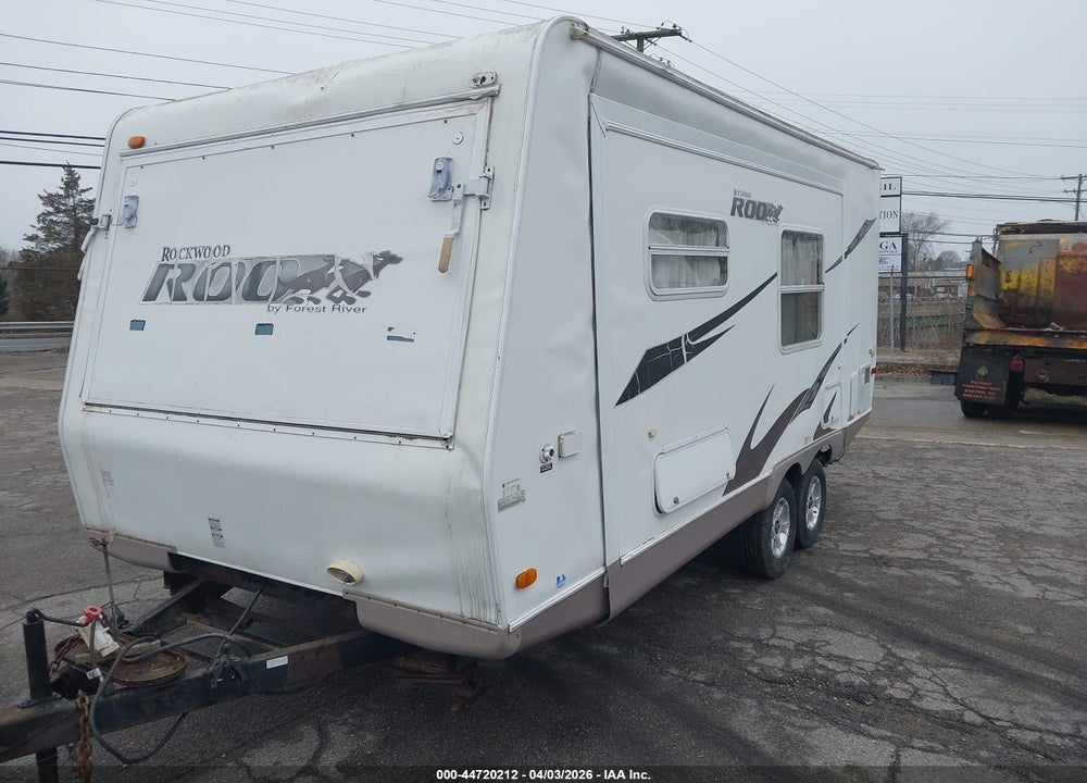 2008 FOREST RIVER ROO VIN: 4X4TRLW278D100382