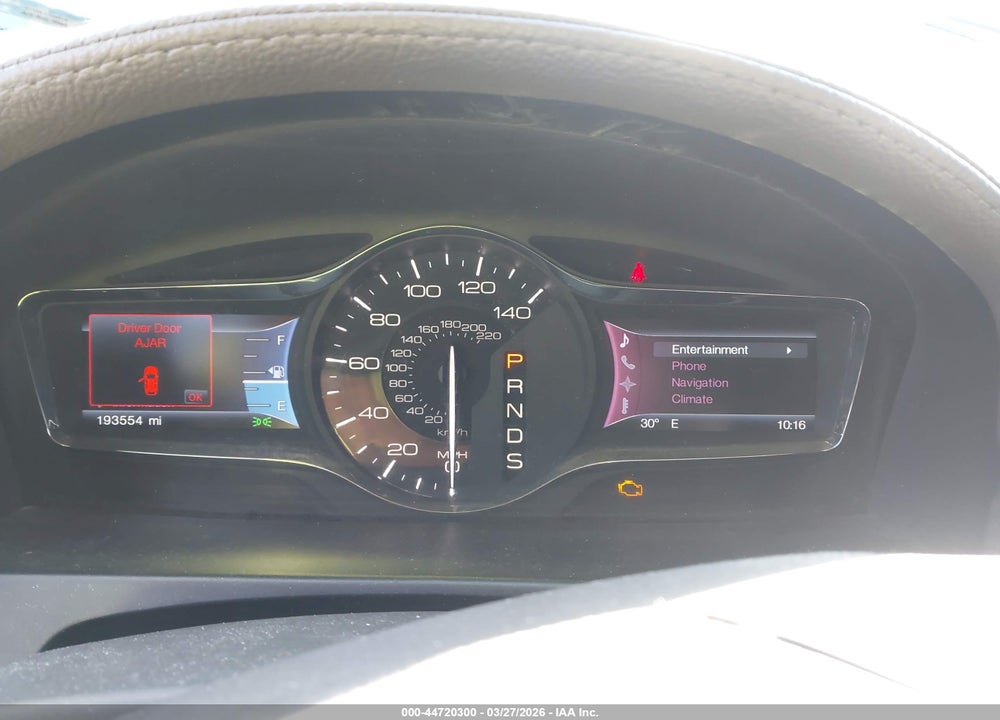 2013 LINCOLN MKX VIN: 2LMDJ8JK0DBL27046