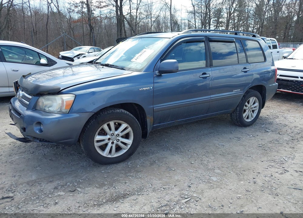 2007 TOYOTA HIGHLANDER HYBRID LIMITED V6 VIN: JTEEW21A370048444