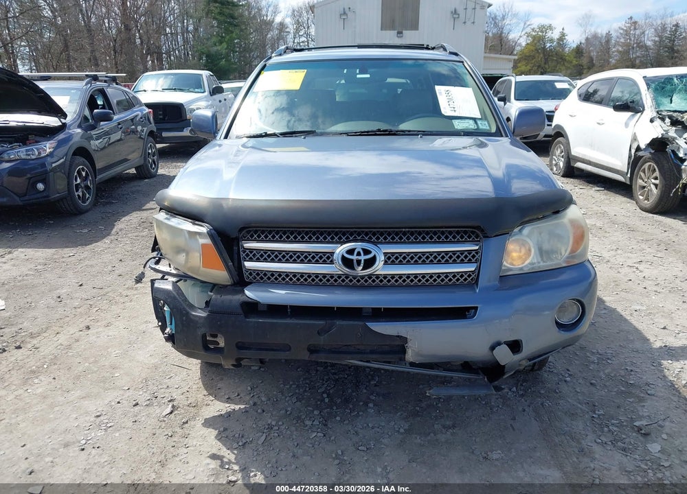 2007 TOYOTA HIGHLANDER HYBRID LIMITED V6 VIN: JTEEW21A370048444