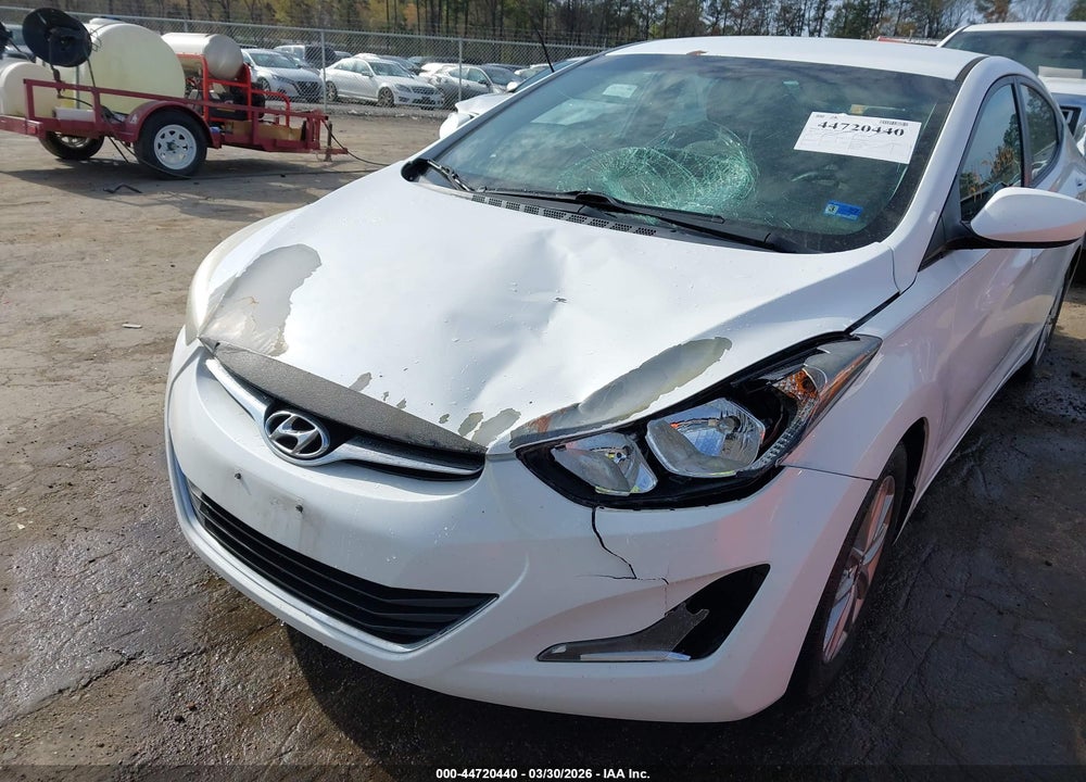 2016 HYUNDAI ELANTRA SE VIN: 5NPDH4AEXGH774331